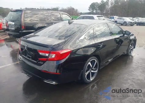 2022 Honda Accord Sport 2.0T из США, поврежденный, VIN 1HGCV2F37NA004447